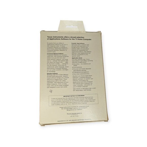 Vintage 1981 Texas Instruments TI 99/4A Computer TI Invaders Game - Picture 9 of 16